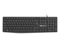 Klawiatura przewodowa Natec NAUTILUS US SLIM CZARNA